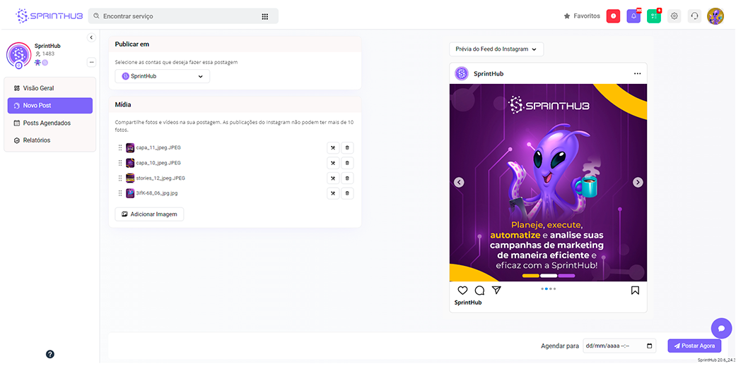 Social Manager SprintHub