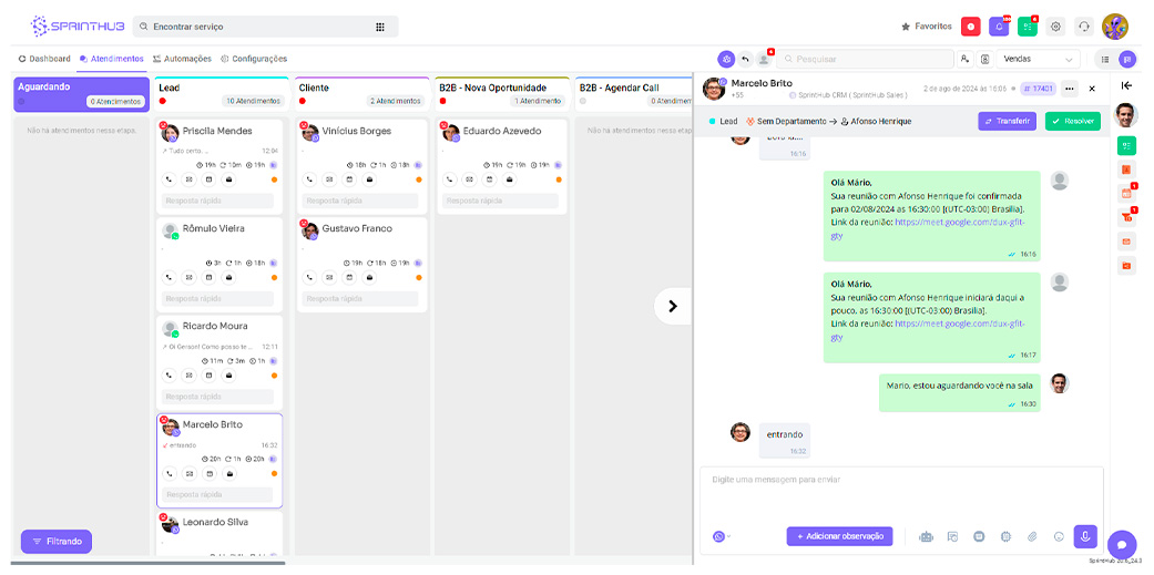 Atendimento Omnichannel SAC 306º